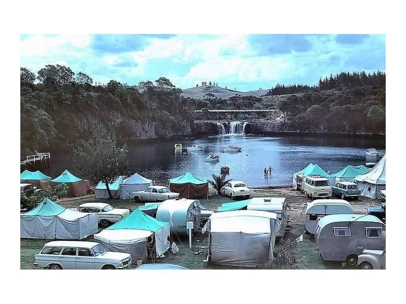The campground in yesteryear